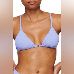 NWT SKIMS JELLY SHEER TRIANGLE BRALETTE IN AZURE SIZE XXS